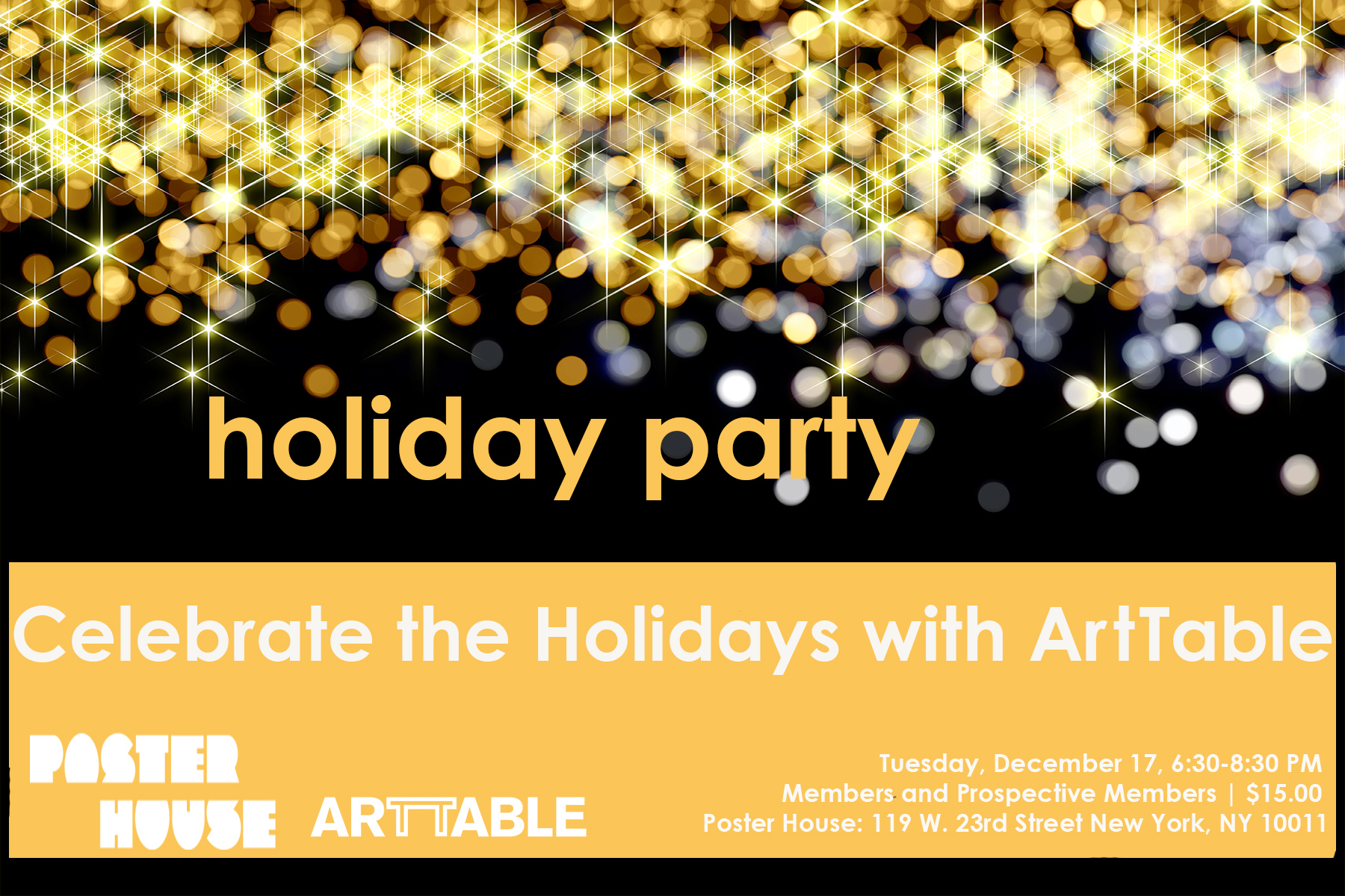NY | ArtTable NY Holiday Party at Poster House!