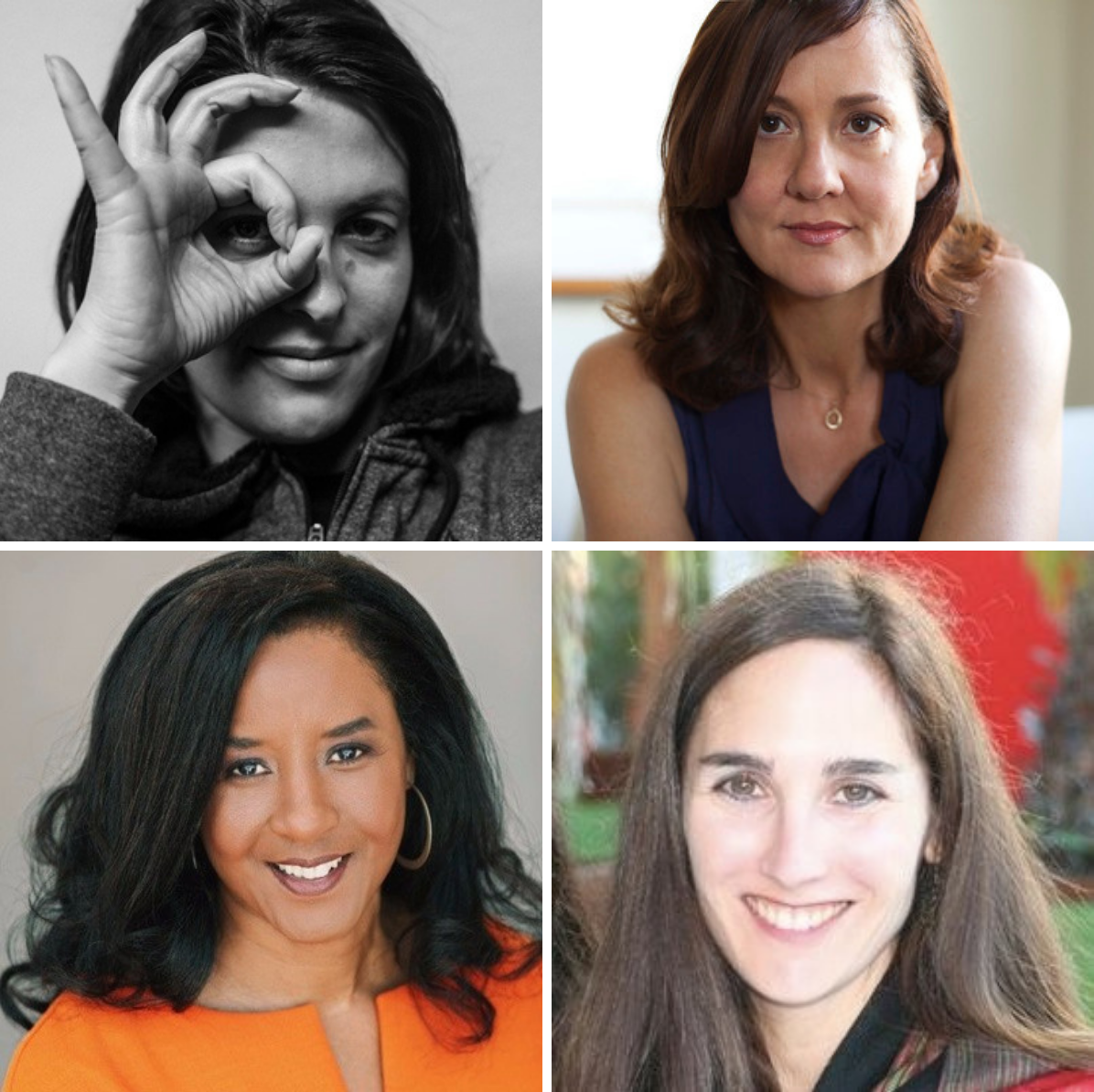 Grid of speakers' headshots