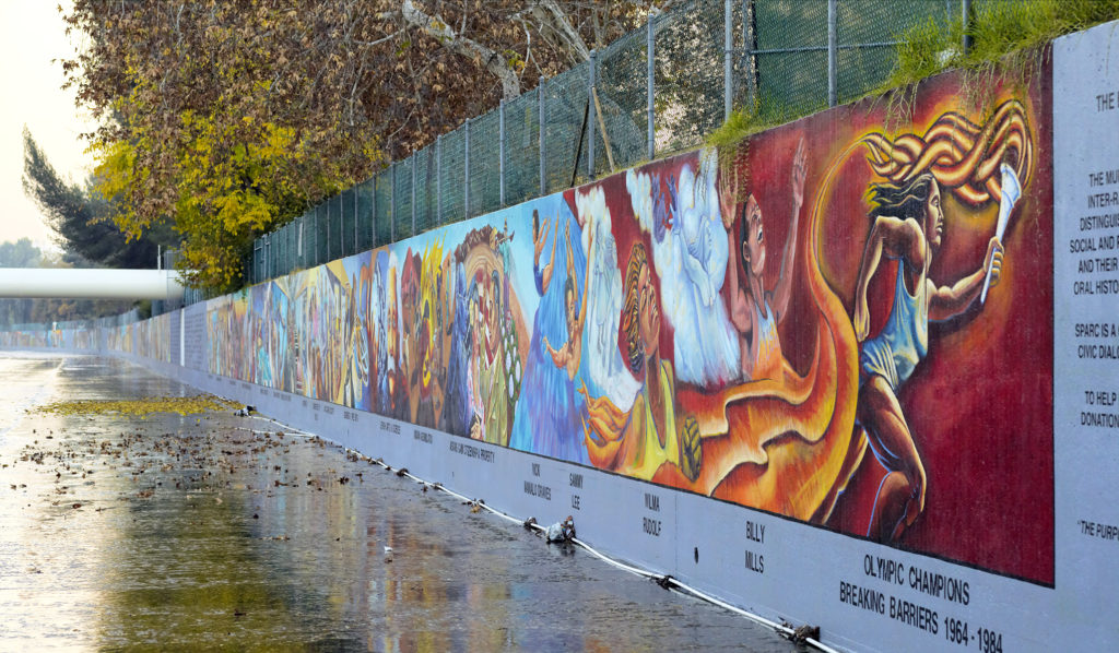 Segment of the Great Wall of Los Angeles