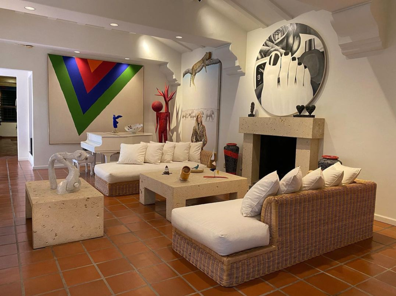 Interior shot of the collection