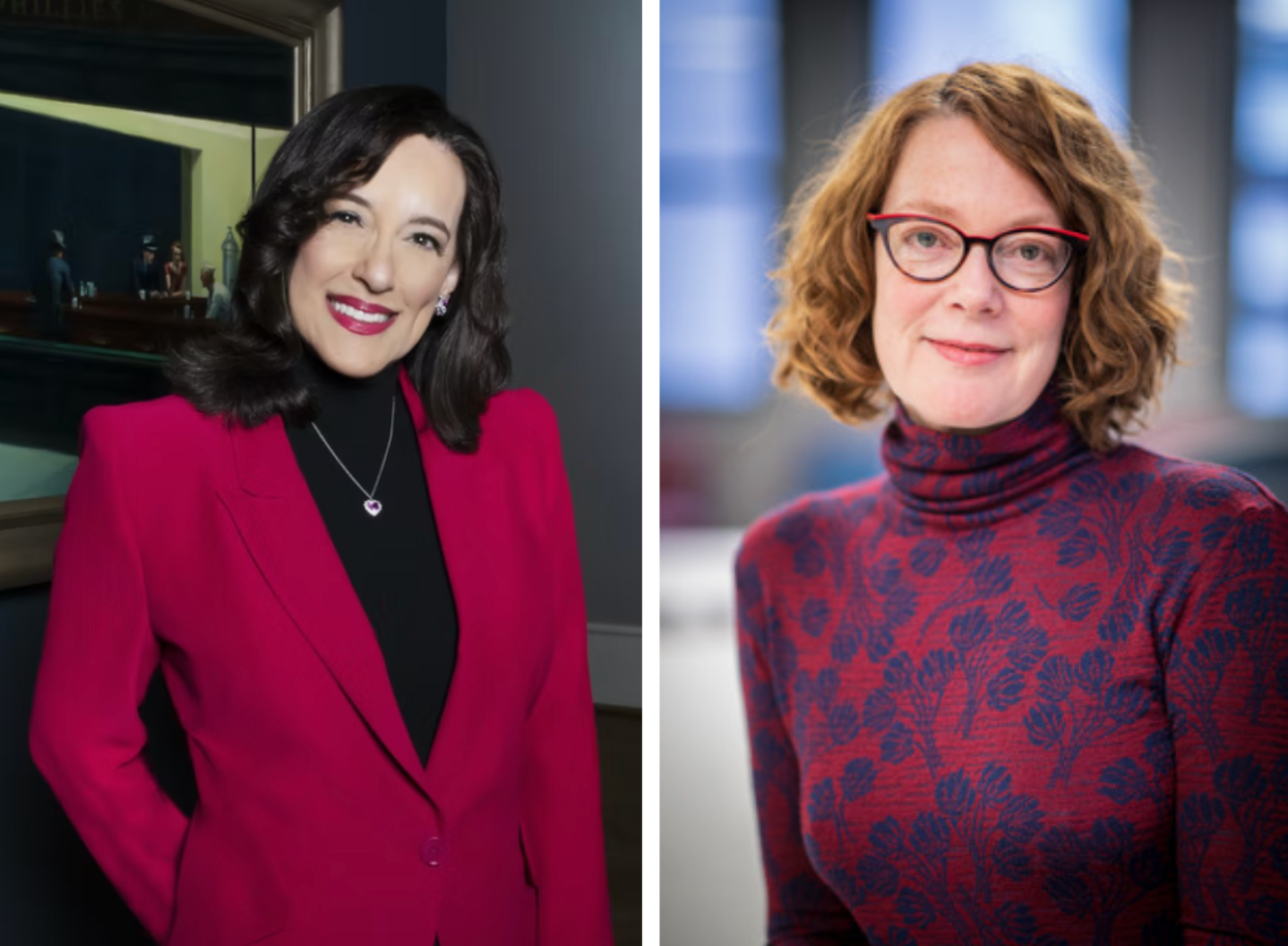 Headshots of Denise Gardner and Alison Cuddy