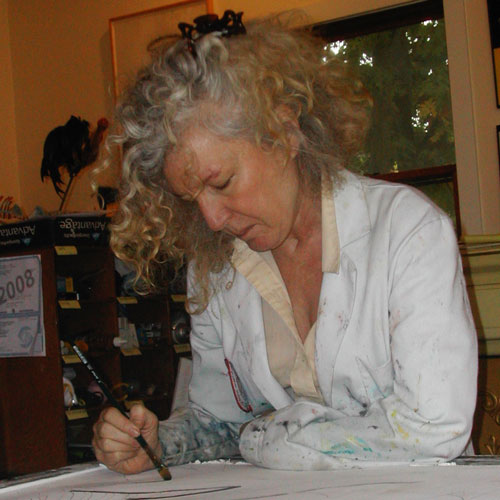 Ginny Ruffner painting