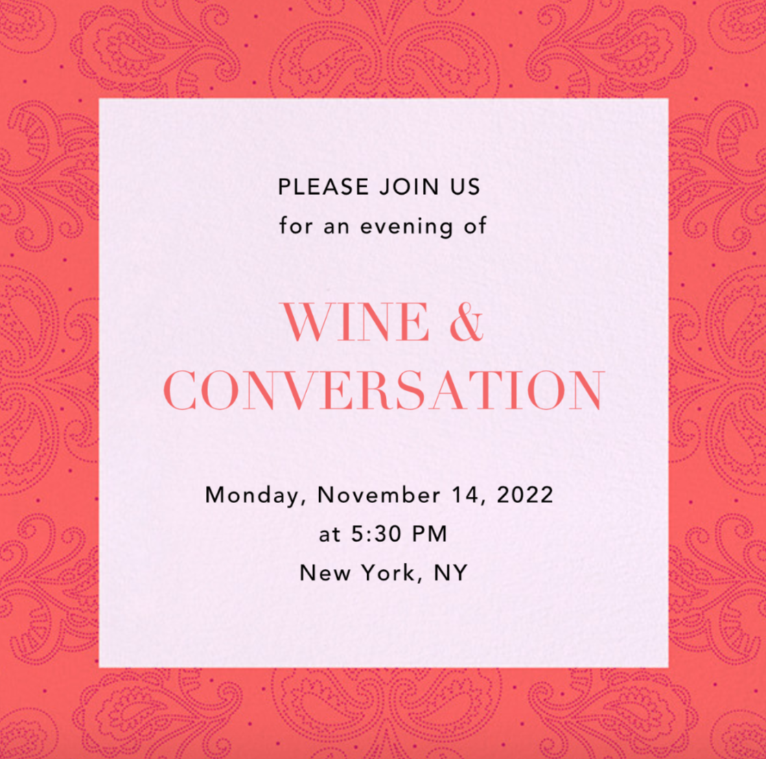 New York, NY | Private Event, by Invitation Only