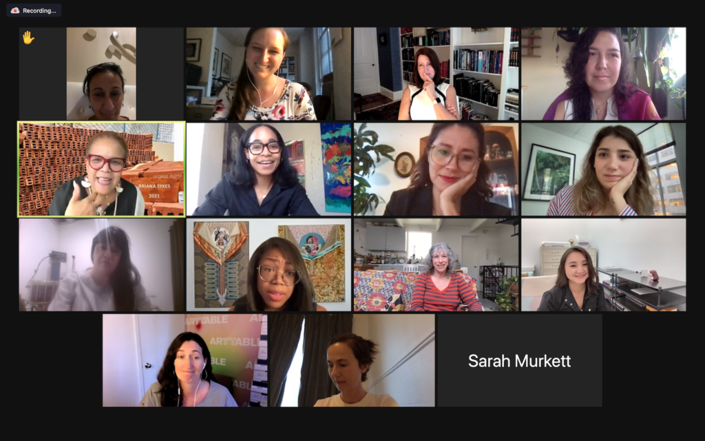 Screen shot of the virtual program.