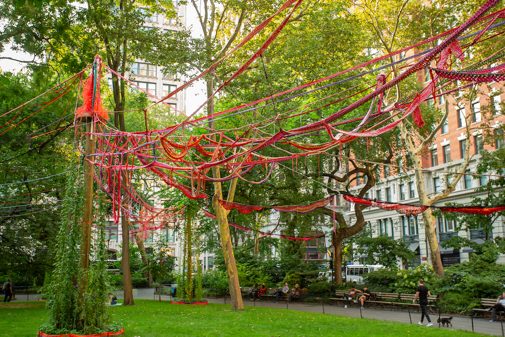Artist-Led tour of Sheila Pepe’s “My Neighbor’s Garden” at Madison Square Park
