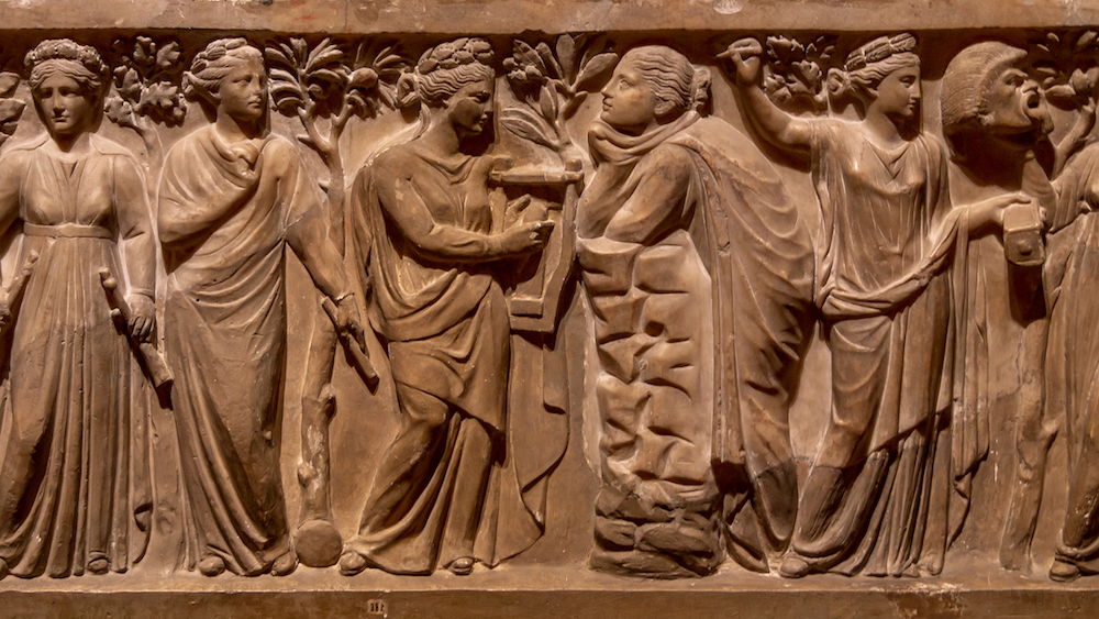 Bas Relief of Greek Women