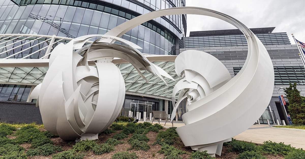 Alice Aycock, Hoop-La, 2016-2018, Capital One Art Collection