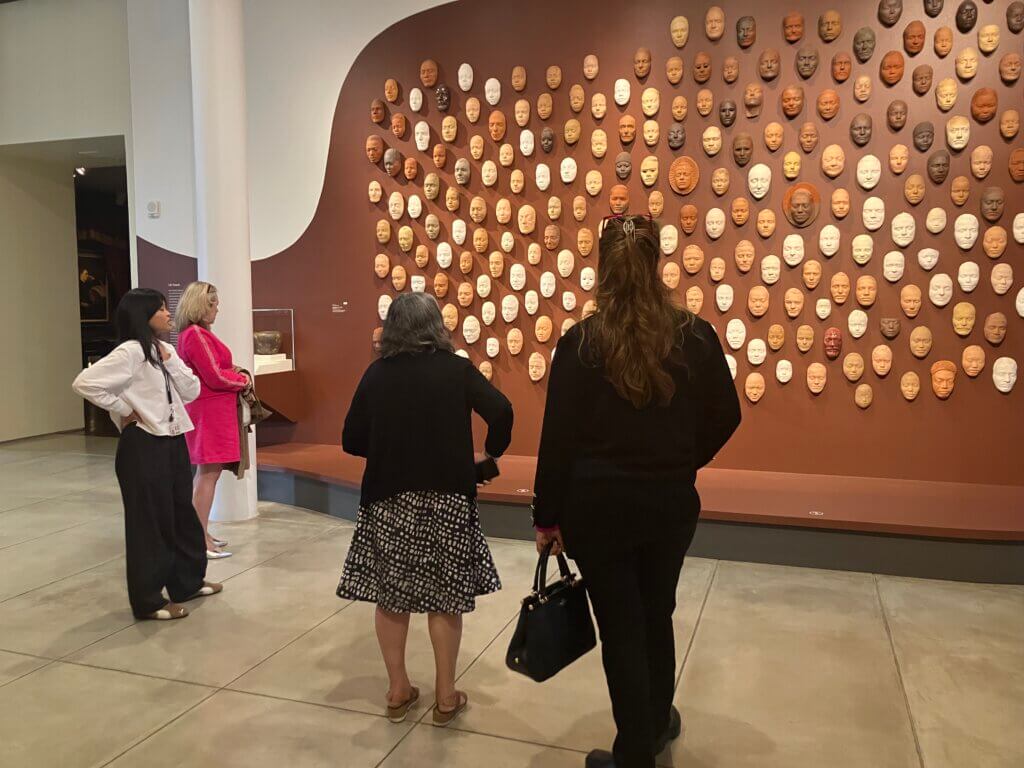 ArtTable members gathered at Stanford University’s Cantor Arts Center for a curator-led tour of Archive Room: Ruth Asawa with Kathryn Cua and a curator-led tour of Archive Room: Ester Hernandez with Jorge Eduardo Sibaja.