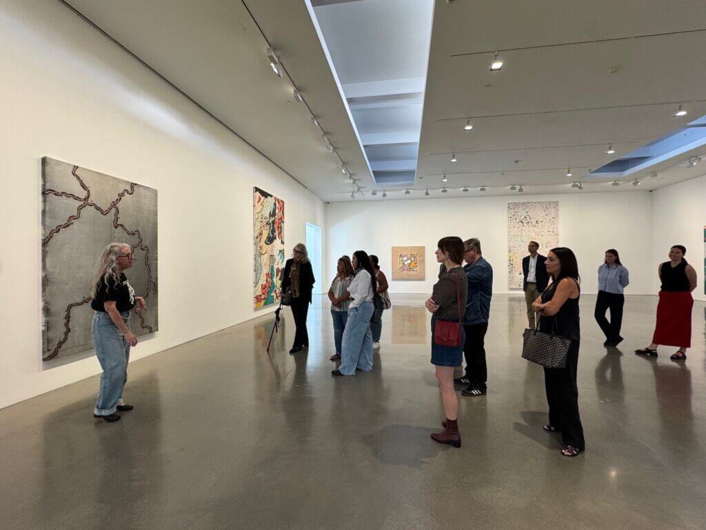 Artist talk with Rebecca Morris at Regen Projects