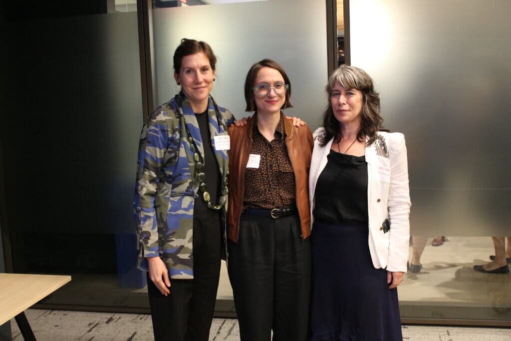 Katherine Wilson-Milne, Elizabeth Larison, and Sara Reisman