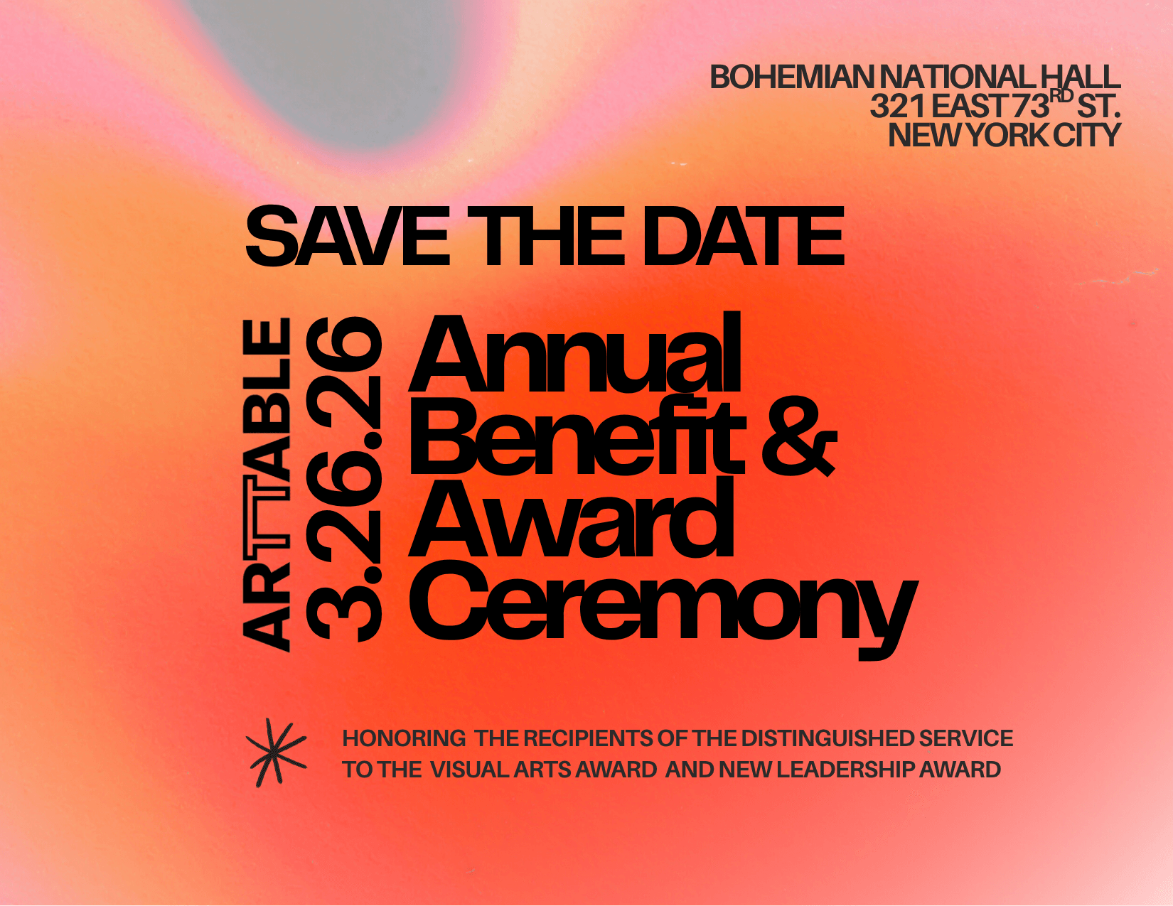 Benefit Save the Date graphic