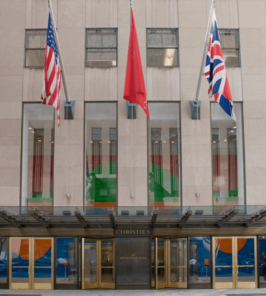 Exterior photo of Christie's New York