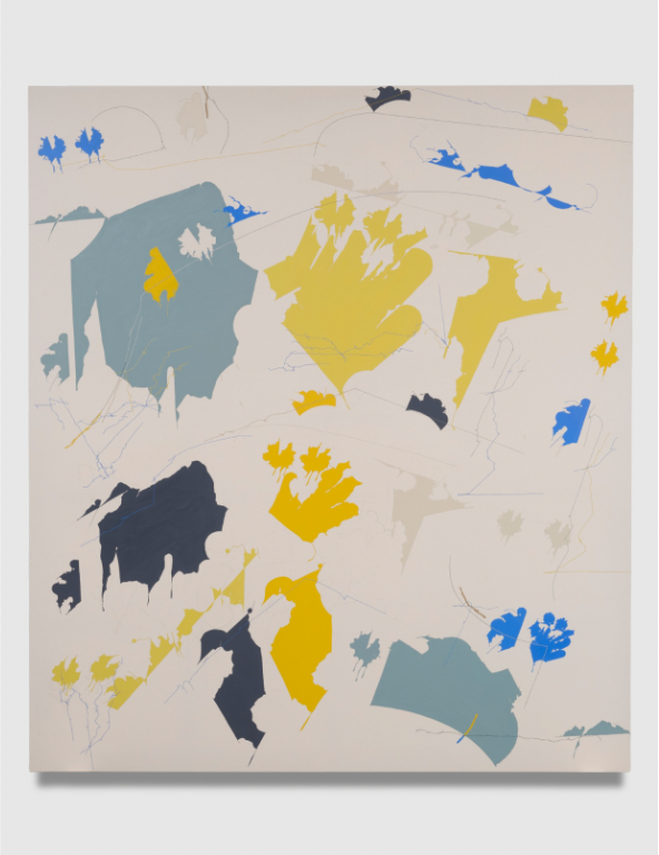 My Angels Flew Miles to Reach Me, 2024, oil on canvas, 83 x 73