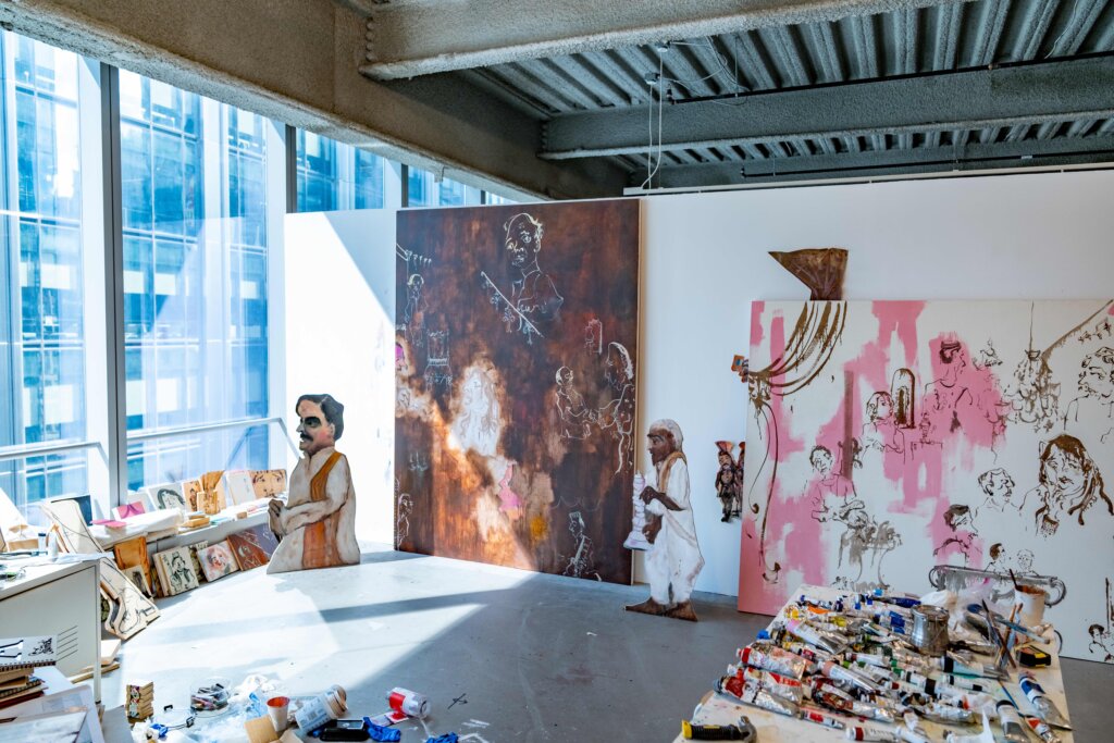 Studio view, Silver Art Projects, New York
