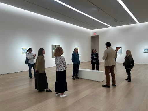 ArtTable members at Maysha Mohamedi show at Pace Gallery