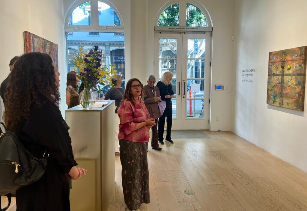 Exhibition walkthrough with Ranu Mukherjee