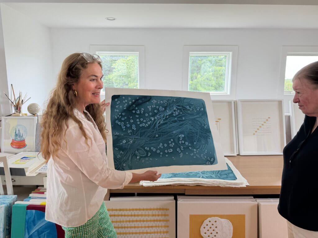 Studio visit with Bastienne Schmidt
